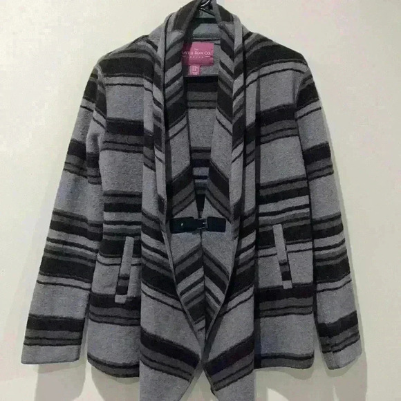 The Savile Row Co London wool blend Cardigan/coat size medium - Picture 3 of 9